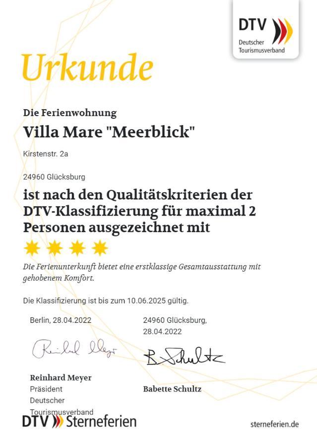 Villa Mare Meerblick Glucksburg Bagian luar foto